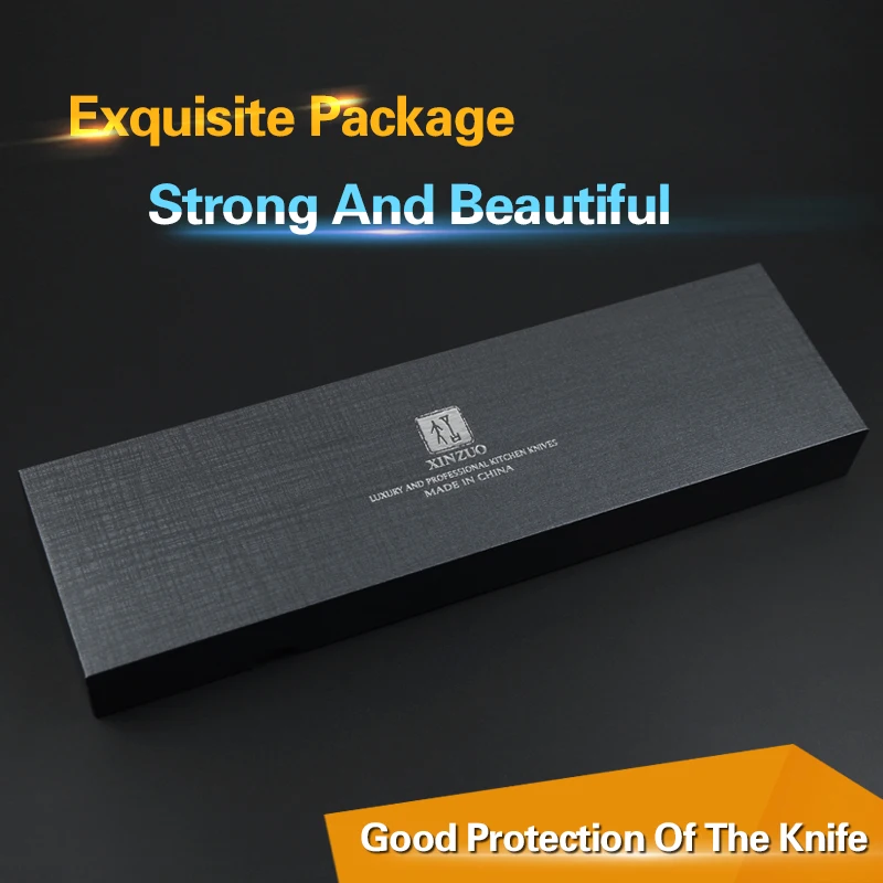 XINZUO 7'' Big Chinese Cleaver Knife 3 layer 440C Clad Forged German Stainless Steel Micarta Handle Kitchen Knives Cooking Tools