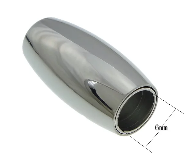 

Stainless Steel Magnetic Clasp,Guaranteed 100%, Oval, oril color, 21x10mm, Hole:Approx 6mm, 50PCs/Lot, Sold By Lot