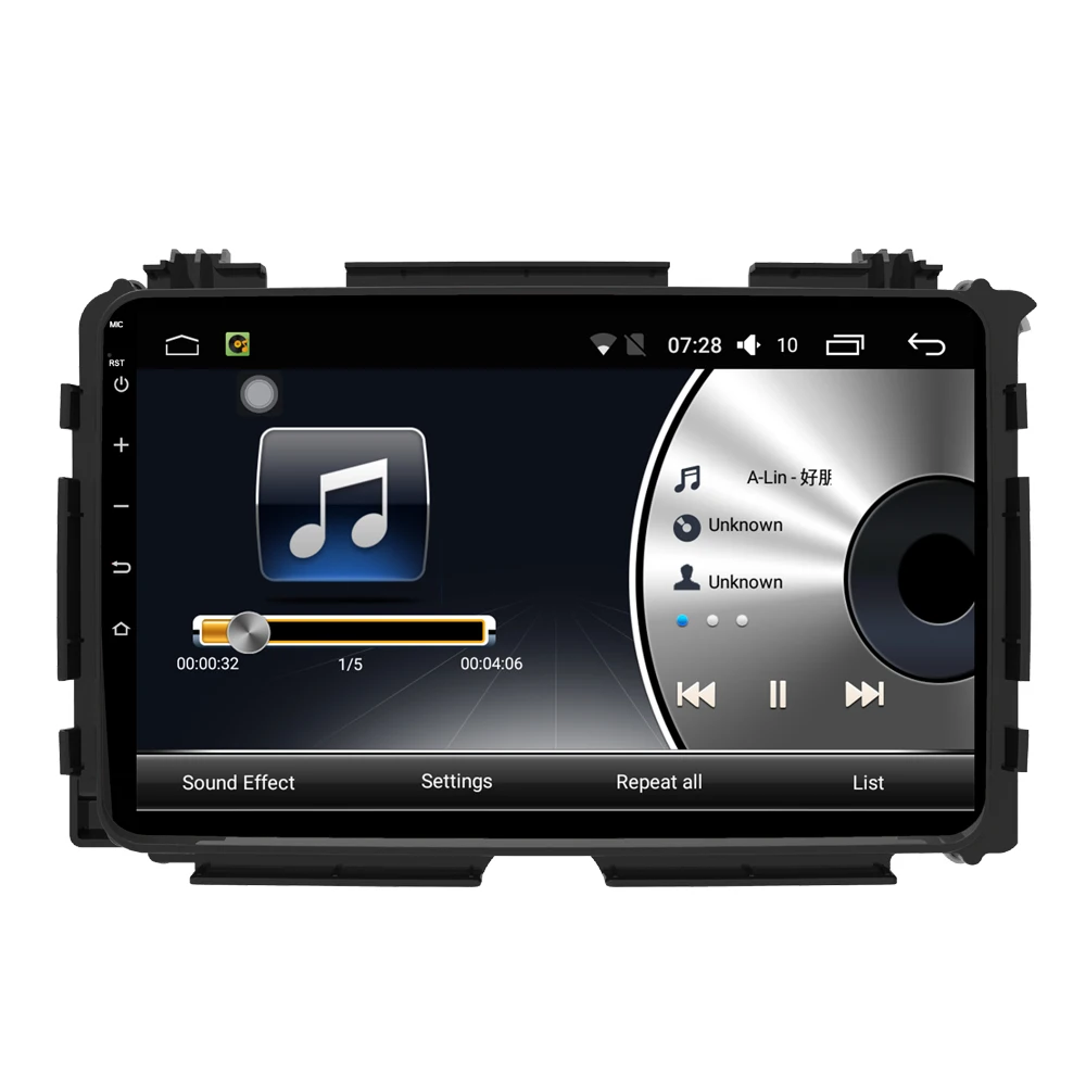 Best Car Multimedia player 1 Din Android 7.1 Car DVD For Honda HRV2015/VEZEL/XRV 2014-2017 9" 2G/32G touch screen Car Radio GPS 6