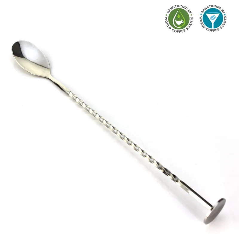 Vertical Stainless Steel Bar Spoon 27.5cm Swizzle Stick Stirrer Bar Mixing Spoon Cocktail Drink
