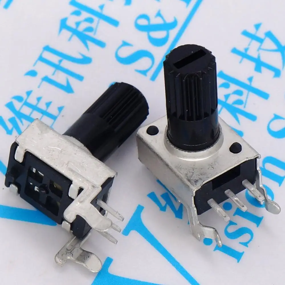 

5pcs Type 09 RV09 feet long handle horizontal side B103 10K 0932 WH09 volume potentiometer