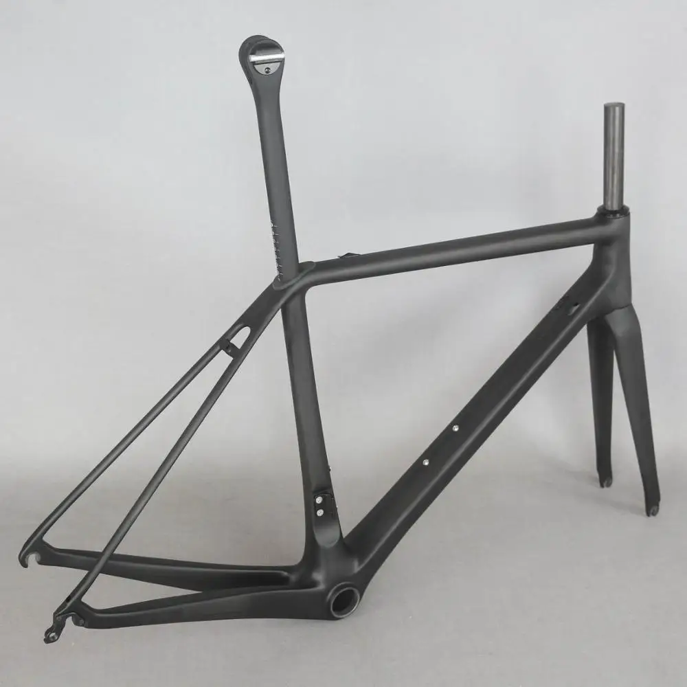 US $533.60 2022 free shipping new T1000 super light disc carbon frame FM609 carbon frame v brake frame