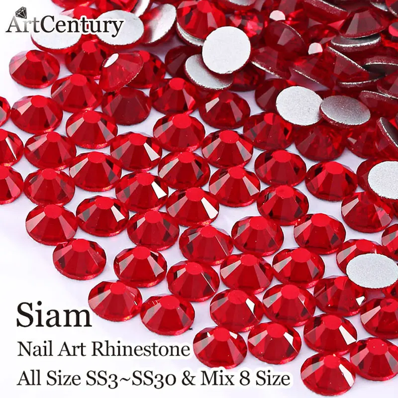 Crystal and Crystal AB Beads Flat Glue on Rhinestones DIY Beads Non Hot