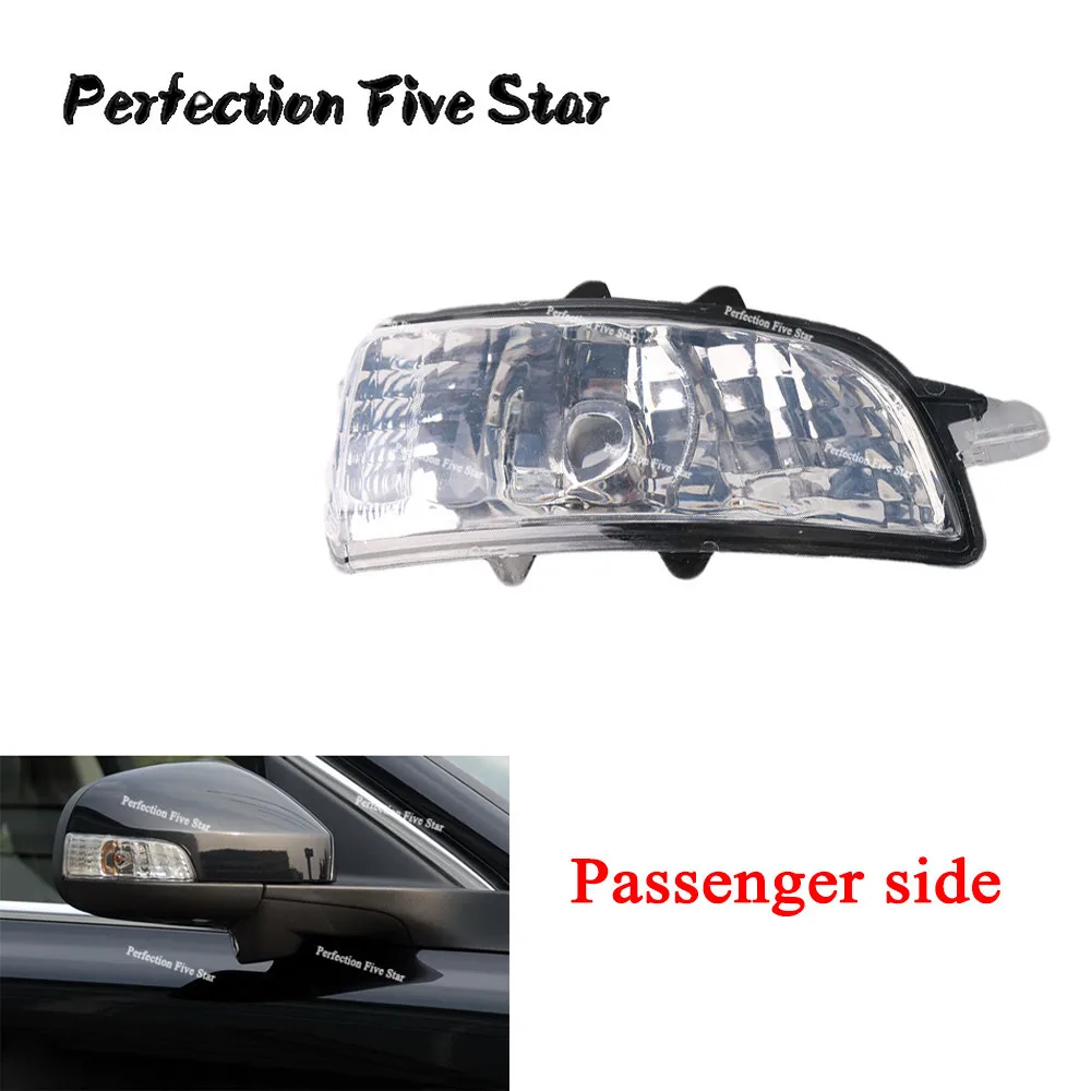 

31111102 For Volvo S40 S60 S80 C30 C70 V50 V70 2008 2009 Right Side Wing Mirror Indicator Turn Signal Light Lamp Lens NO Bulb