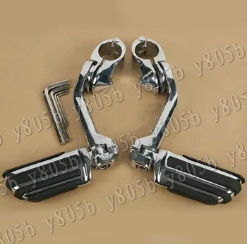 

New Motorcyc Footrest Foot Pegs For Yamaha VStar 400 650 1100 1300 Virago Xv 250 535 750 1100 Road Star 32mm-38mm Guard Bars