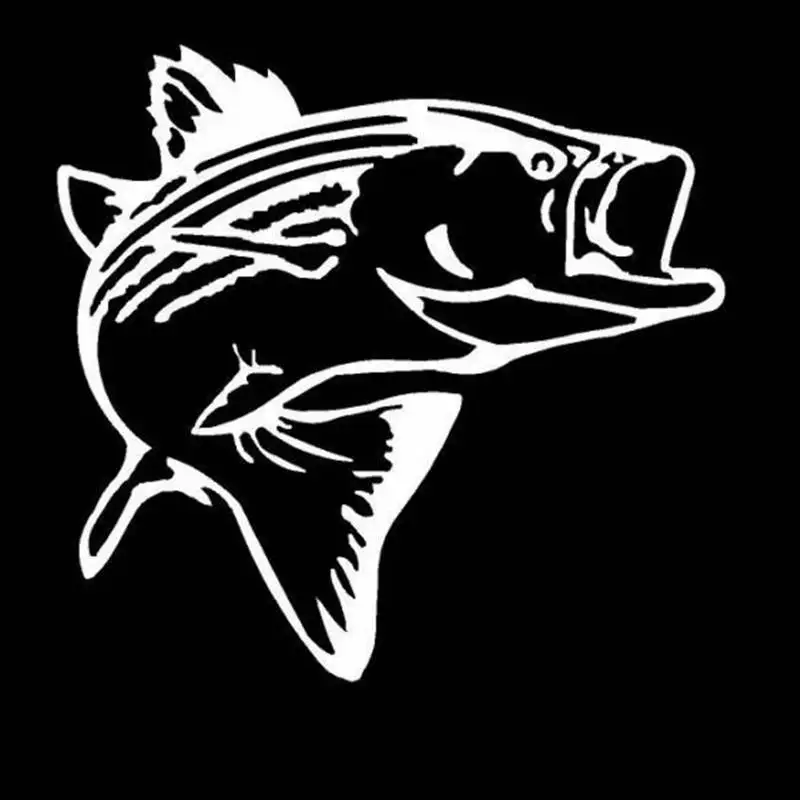 Fishing Sticker Name Fish Decal Angling Hooks Tackle Shop Posters Vinyl