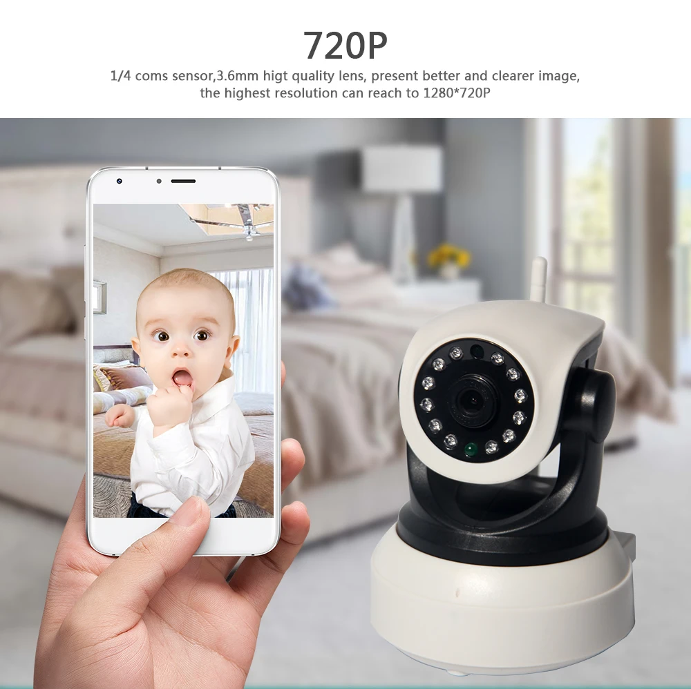 

INQMEGA HD IP Camera Wireless Wifi Wi-fi Video 720P Home Surveillance Night Security Camera CCTV Network Indoor Baby Monitor