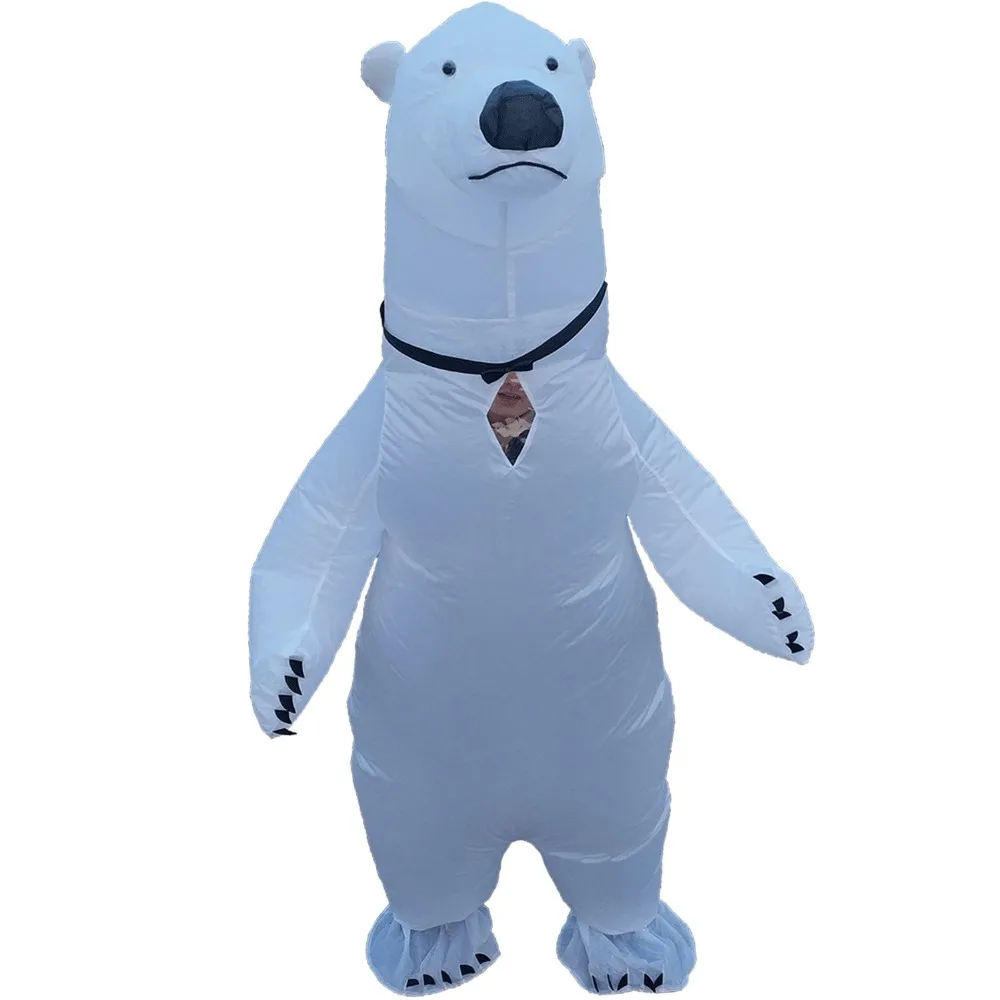 

Inflatable Polar Bear Costume for Adults Halloween Carnival Cosplay Party Fancy Dress Men Women Animal Birthday Outfits