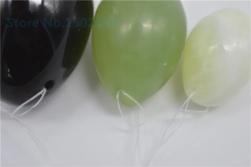 Free shipping 100% mixed color natural Set/3 jade eggs for kegel kegel weight yoni egg ben wa ball pelvic floor muscle exercise Free shipping 100% mixed color natural Set/3 jade eggs for kegel kegel weight yoni egg ben wa ball pelvic floor muscle exercise
