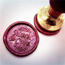 Настроить деревяный гребень для волос коробка набор индивидуальные инициалы/запайки воск/Свадебный Воск Печать Дизайн свой собственный позолоченный на заказ