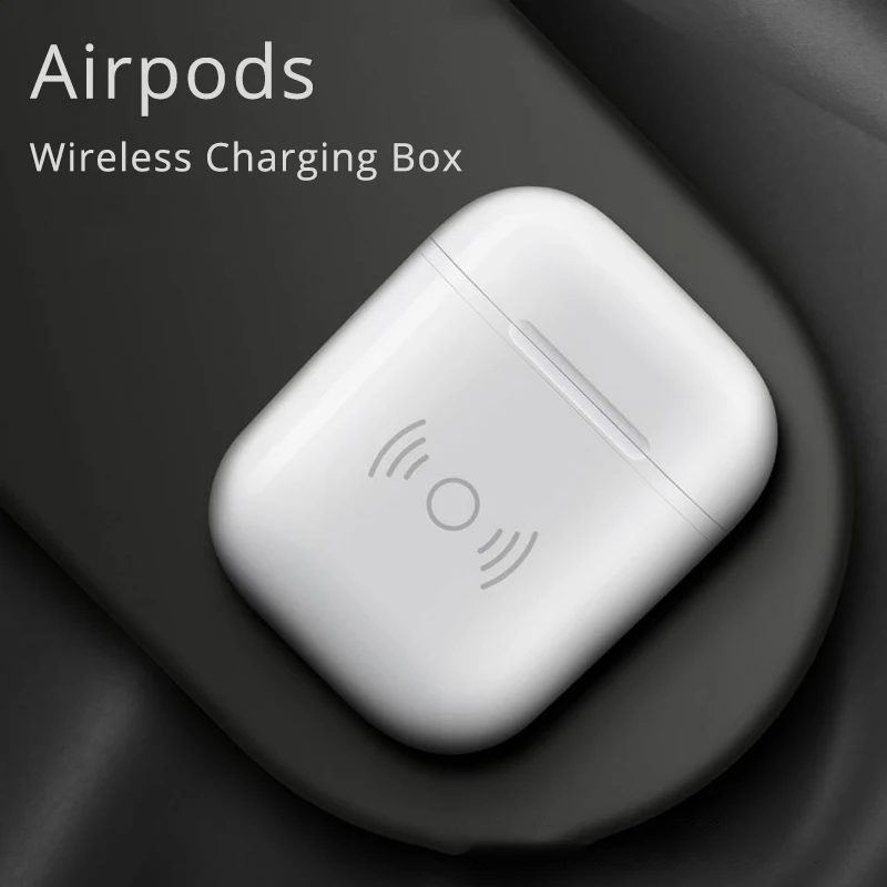 

Airbox Wireless Charging Receiver Case for Airpods Qi Wireless Charger Case for Apple Airpods Bluetooth Earphone Airpods Cover
