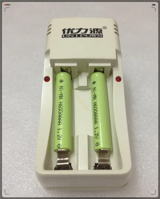 2 pieces lot original ni mh aaaa 1 2v 600mah rechargeable battery