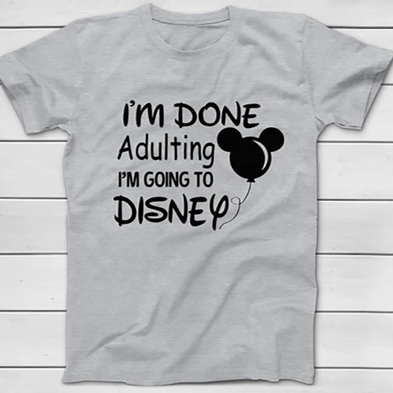 

T Shirt Harajuku Unisex Plus Size Tshirt Mickey Women Men T Shirt Graphic Tees Women Shirts Kawaii Anime Shirt Done Adulting Tee