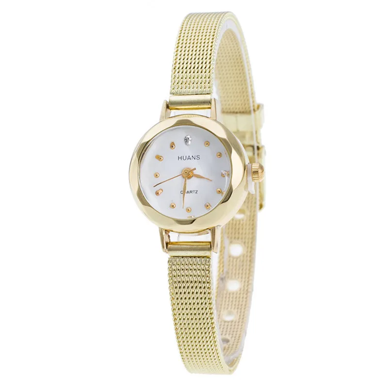 

Small Round Dial Women Mesh Stainless Steel Band Quartz Watch Famous Luxury Top Brand Simple Design Ladies Wrist Watches Clock