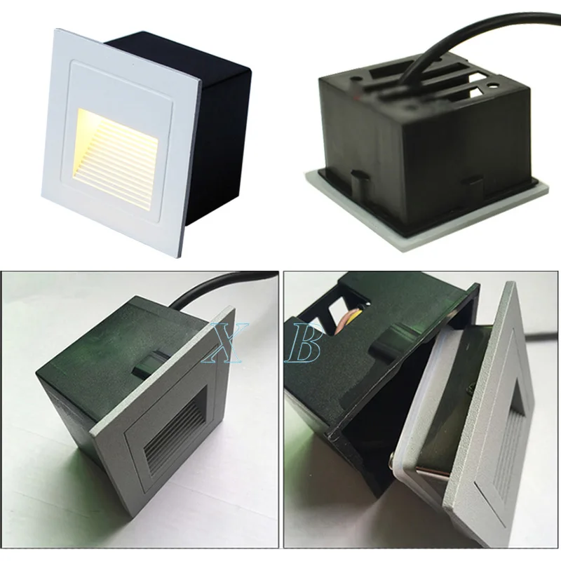 Водонепроницаемый светодиодный светильник для сада подземный 1 Вт 3 Вт 5 Вт IP65 наружный погребенный садовый светильник Точечный встраиваемый наземный светильник ing AC220V DC12V
