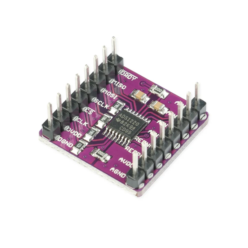 ADS1220 АЦП 24 бит модуль преобразователя IEC низкая мощность 24 бит аналого-цифровой преобразователь