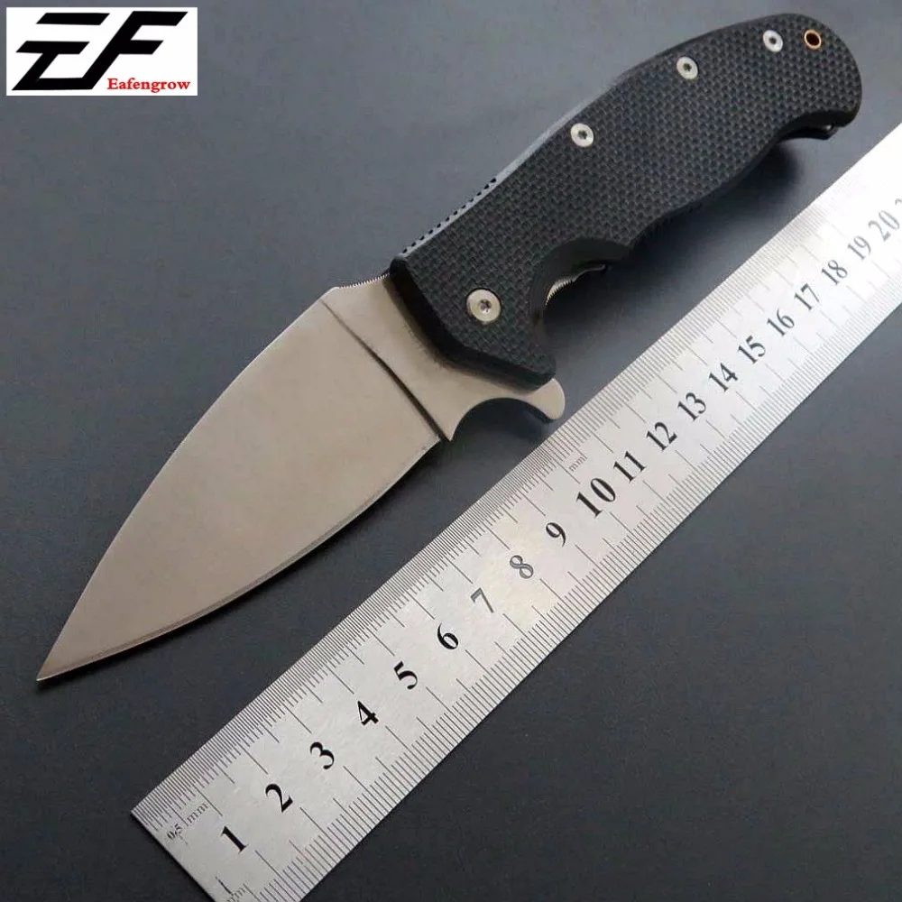 

Hot sale C101 Pocket Folding Knife 9Cr18Mov Steel Blade G10 Handle Camping Tactical Knives Hunting EDC Tool Knife