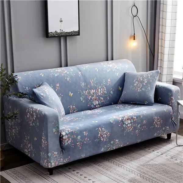 Stretch Armchair Slipcovers Elastic Sofa Cover for Living Room All-inclusive Sectional Couch Cover Single/Two/Three/Four-seater - Цвет: Color 13