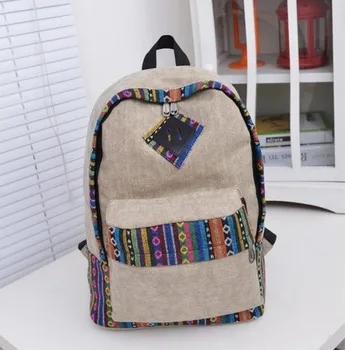 

2019 Vintage Canvas Backpack School Bags for Teenager Girls Casual Bolsas Mochilas Escolares Femininas Rucksacks Unisex Backpack