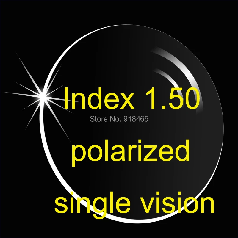 1 56 polarized lens single vision UV400 used in sunglasses to reduce glare from reflective for