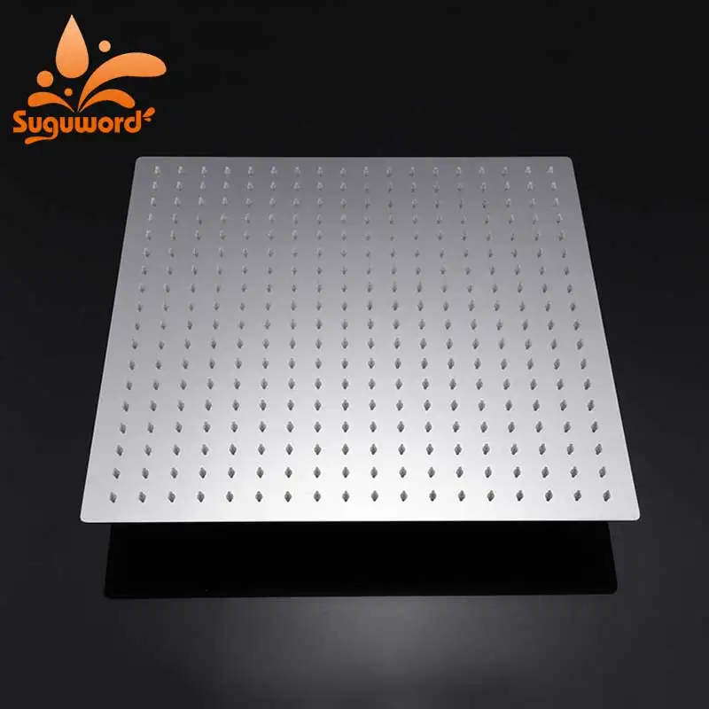 

Wholesale And Retail 16-in Shower Head Chorme Stainless Steel Head Square Style