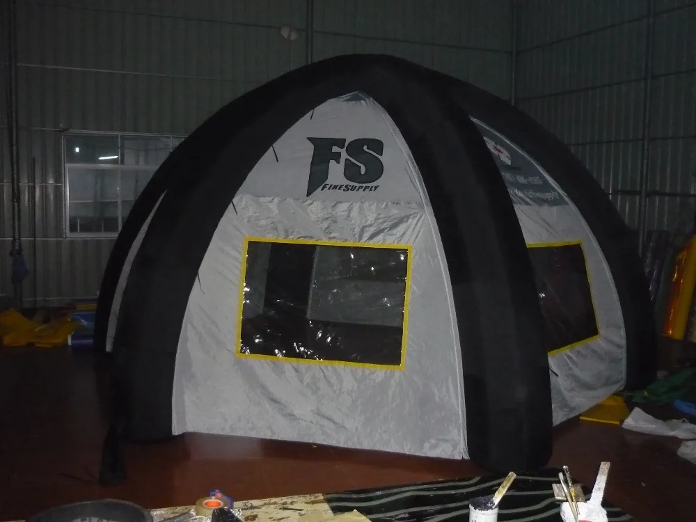 Portable Commercial Inflatable Airbeam Tent With Movable Cover