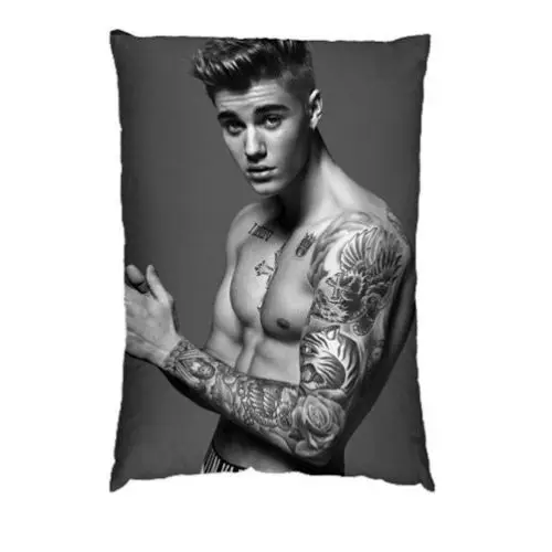 Hot Justin Bieber Pillow Case Cool Justin Bieber Shirtless Tattoos Pillowcase Custom Pillow Covers Cases Rectangular 20 X30 Pillow Case Pillow Cover Casepillowcase Customized Aliexpress