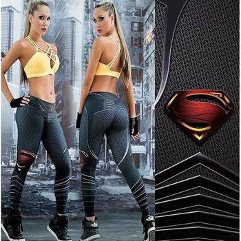 

Fitness Leggings Women Gym Workout Sport Leggins 3D Printed Skinny Calzas Pants