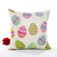 Экологический известный мультфильм квадратный аниме кролик печатных пледы льняная наволочка невидимая молния Красивая наволочка