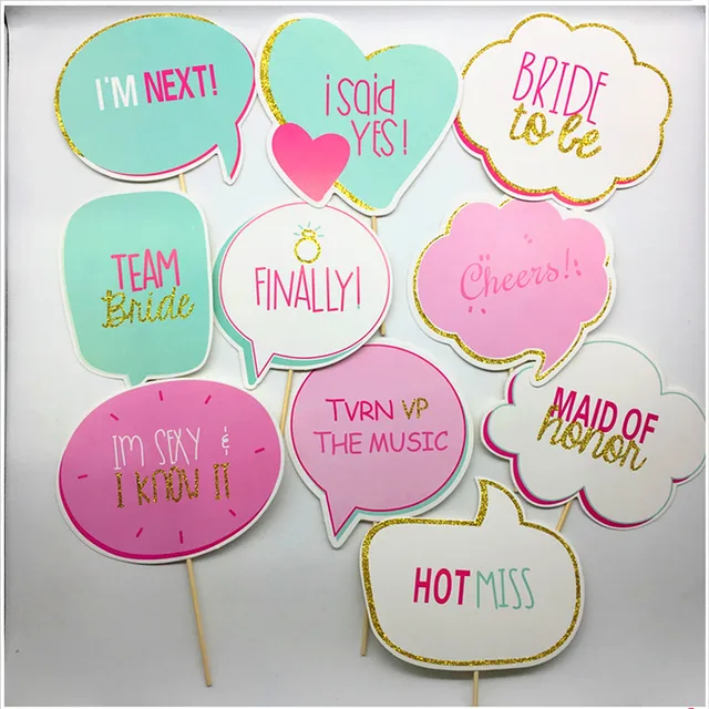 10pcs nordic party supplies