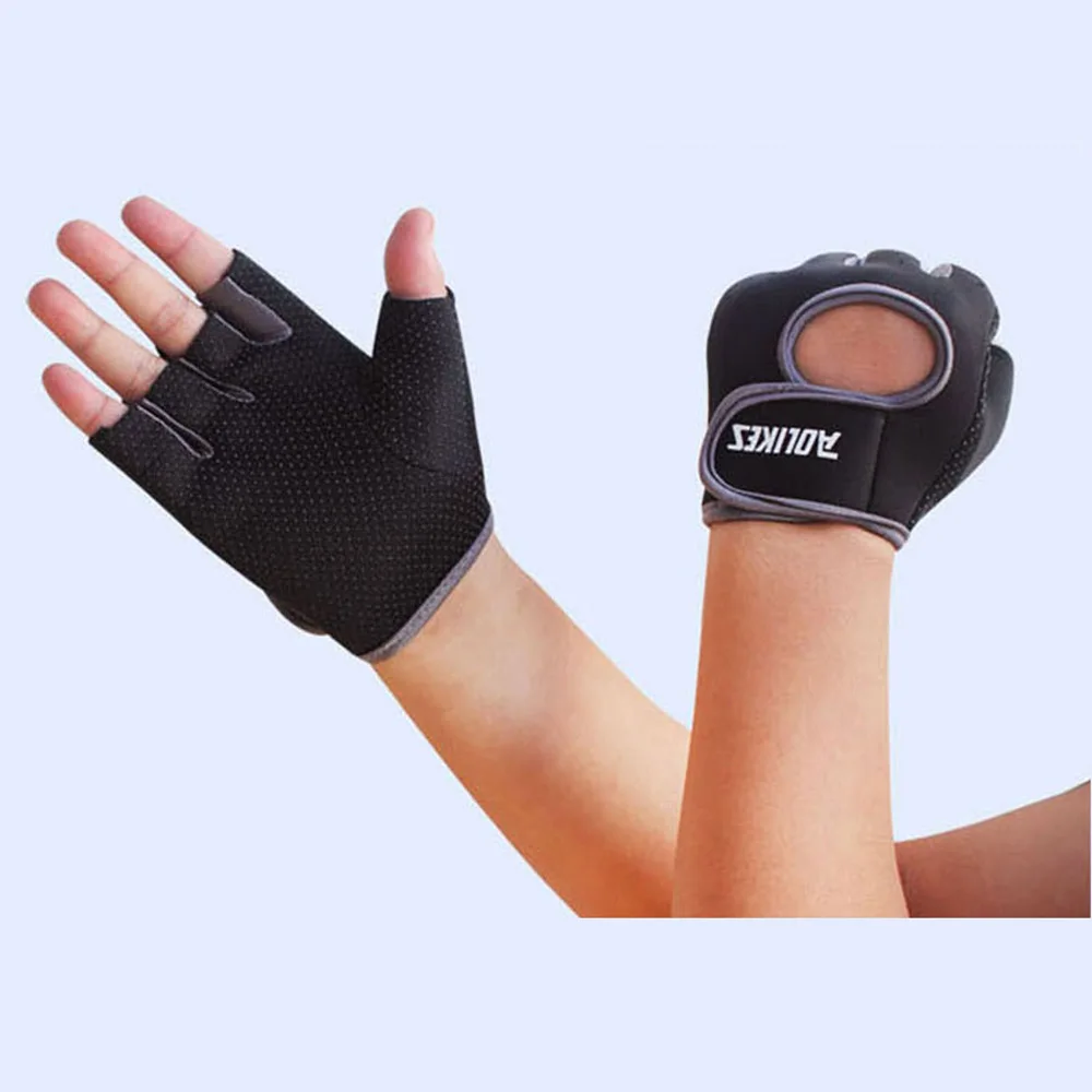 1 пара фитнес-перчатки спортивные Кроссфит тяжелая атлетика половина пальцев перчатки противоскользящие дышащие велосипедные перчатки для верховой езды