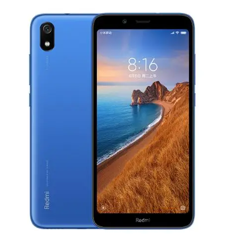 Xiaomi Redmi 7A 7 32 Гб Встроенная память 2 Гб Оперативная память 5,4" Snapdargon 439 четрыре ядра, мобильный телефон, 4000 мА/ч, Батарея 13MP Камера смартфон - Цвет: Blue