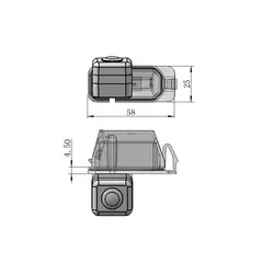 Для Форд Ecosport 2013 Парковка Реверсивный Обратный резервного копирования камеры HD CCD Ночное видение Водонепроницаемый Провода Беспроводной