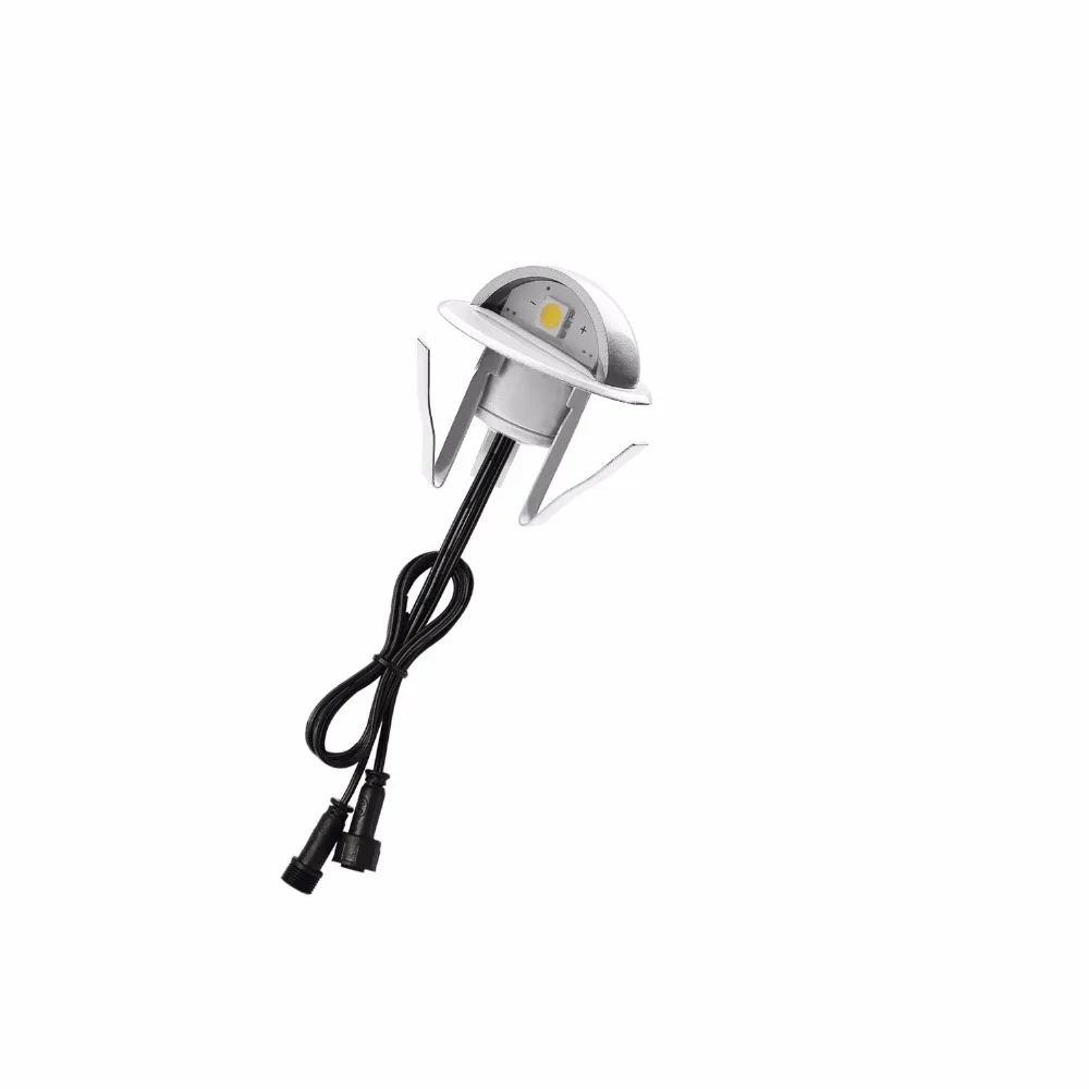 Профессиональный 12 В 0.4 Вт сад свет декоративные серебро открытый пол света led
