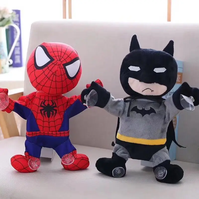Электрические плюшевые Фильмы и ТВ Фигурки Человек-паук Бэтмен Супермен железный человек пение танцы Голосовое управление игрушки для детей