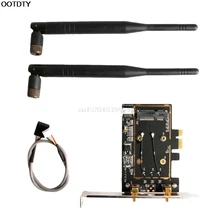 Мини BCM4352 867 Мбит/с+ Bluetooth BT 4,0 802.11AC/BGN Настольный PCI-E адаптер