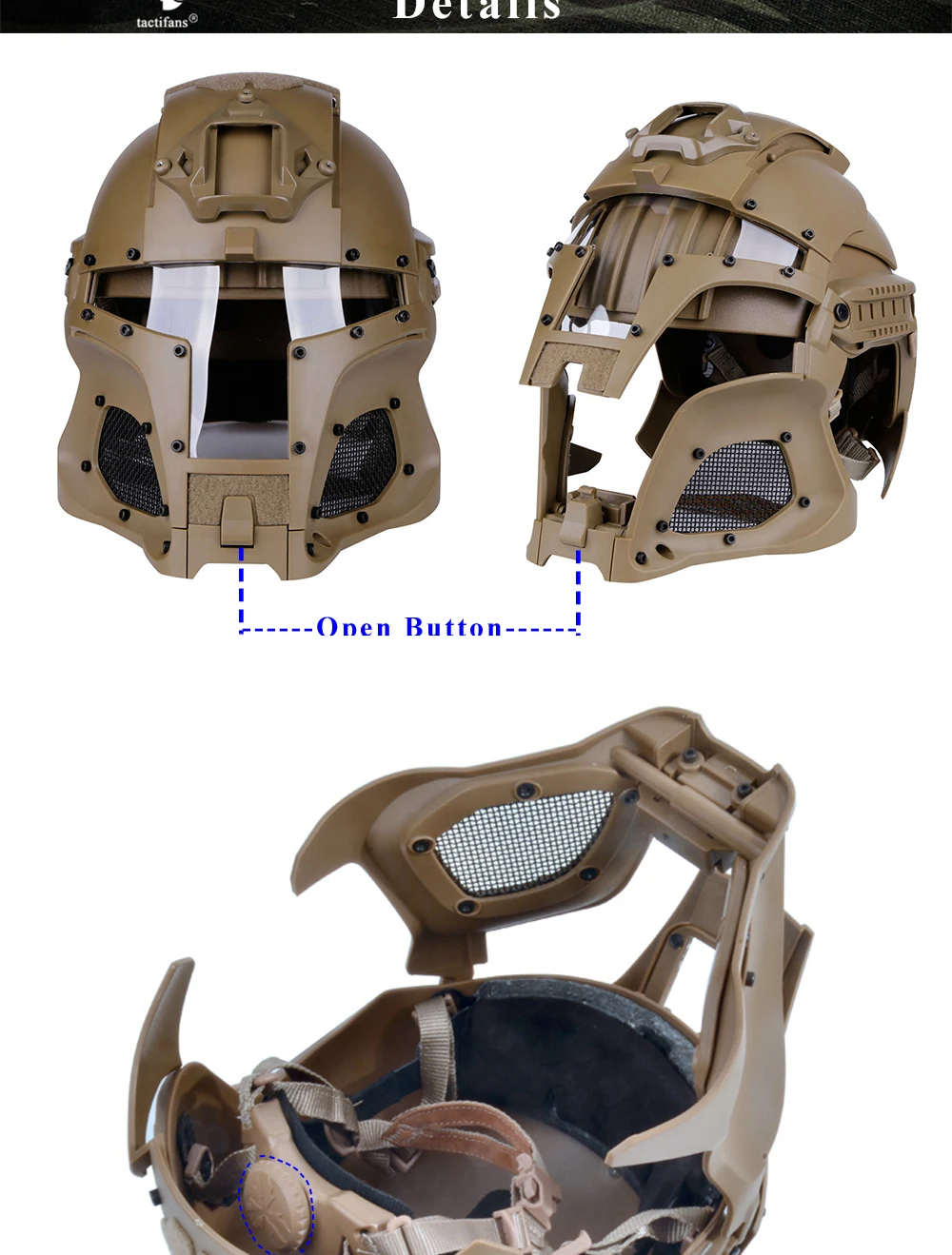 TACTIFANS тактический Пейнтбол шлем Железный воин шлем интегрированный железнодорожных ОНВ саван передачи базы ручку боевой Airsoft