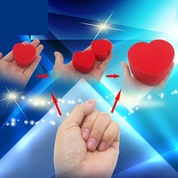 

Magic Toys Magic Props Including 1 Large Sponge Heart & 4 Small Sponge Hearts