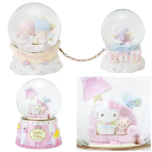 Sanrio Hello Kitty Little Twin Stars Christmas Snow Dome Globe L Nib Christmas Flasher Dome Camera With Micdome Diy Aliexpress