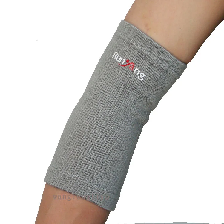 100 cotton elastic sports elbow support basketball badminton tennis