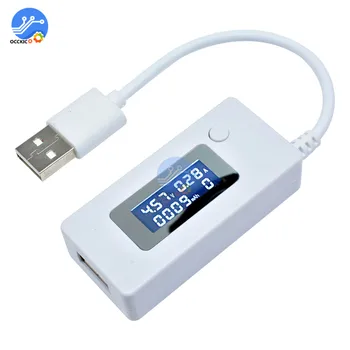 

New Arrival LCD Dual Micro USB Charger Battery Capacity Voltage Current Tester Meter Detector For Cell Phone Power Bank