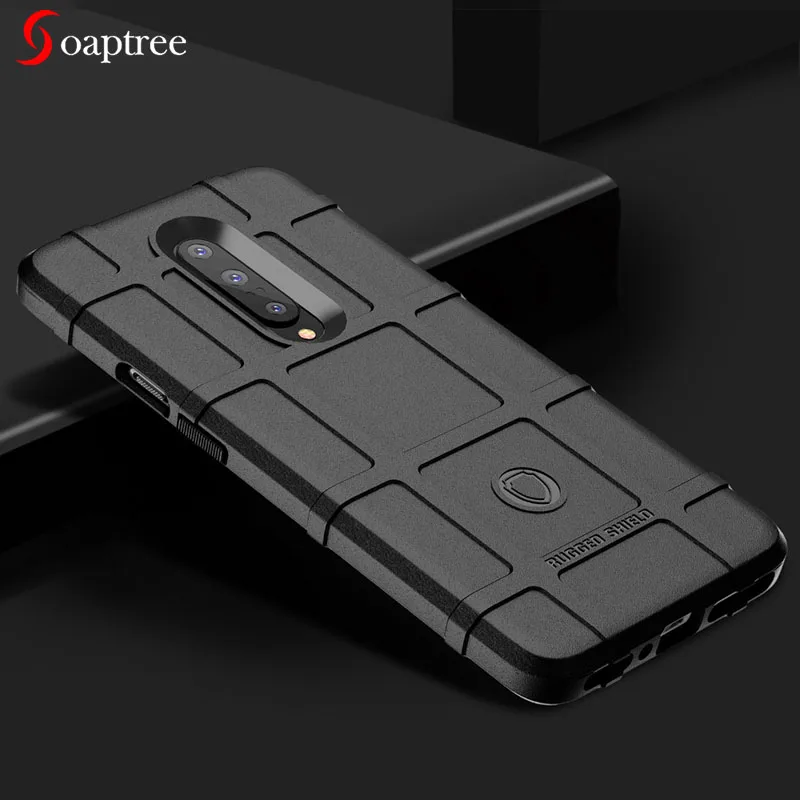 

Soaptree Silicone Shield Cases for OnePlus 7 Pro Case Armor Heavy Protective Cover On the for OnePlus 7 Pro Bumper Funda