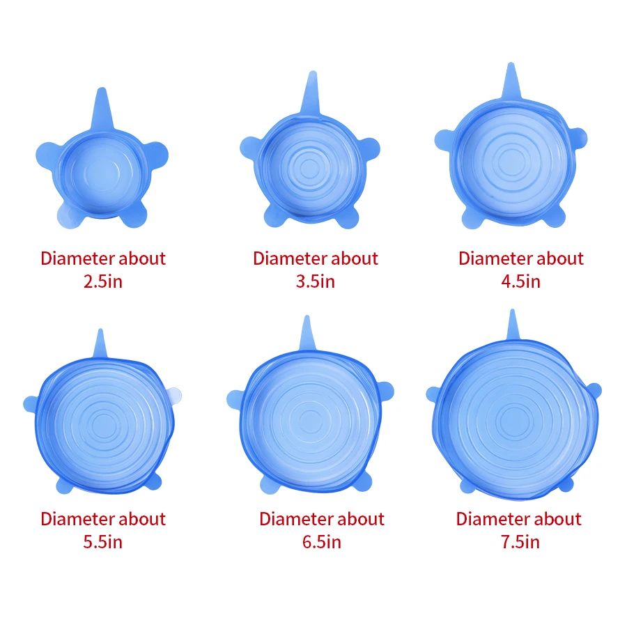 DUOLVQI пищевой натуральный силикон растягивающиеся крышки cocin Универсальная крышка Силиконовая сарская пищевая обертка-чаша горшок силиконовая крышка Сковорода Кухня