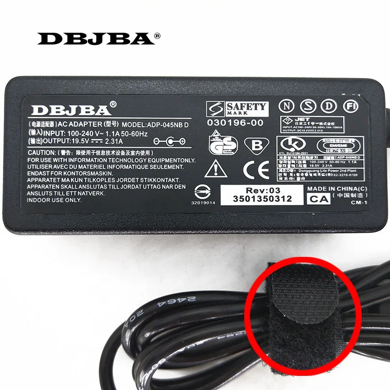 19 5 V 2.31A 45W AC/DC адаптер питания зарядное устройство W/шнур для ноутбука HP 15 r052nr HSTNN CA40