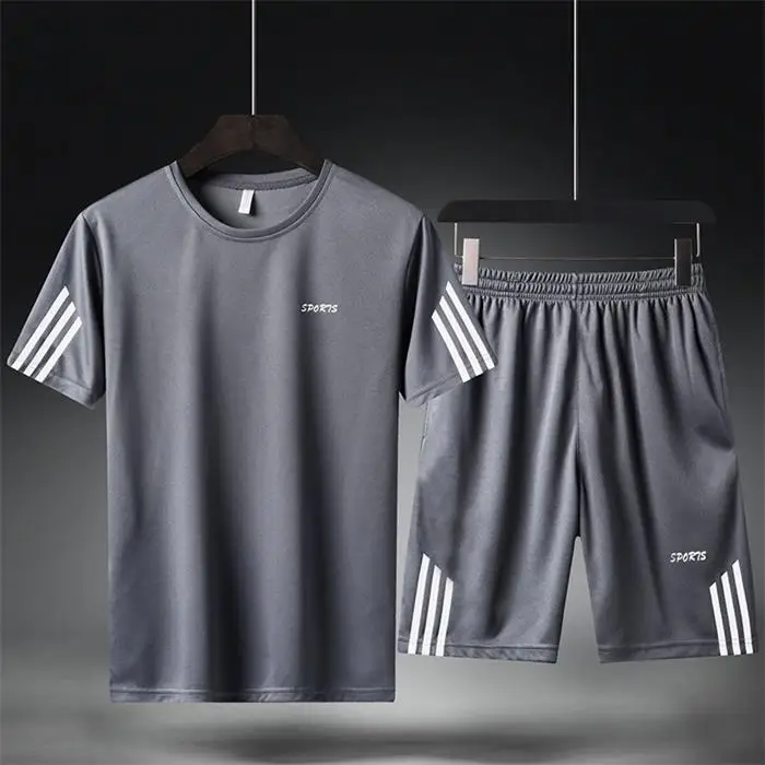 

2019 sports suit men's long-sleeved running suit quick-drying basketball fitness jogging suit compression yoga sportswear suit