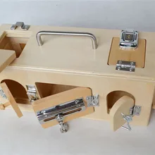 Новая деревянная игрушка Монтессори замок обучающая игрушка замок детская игрушка