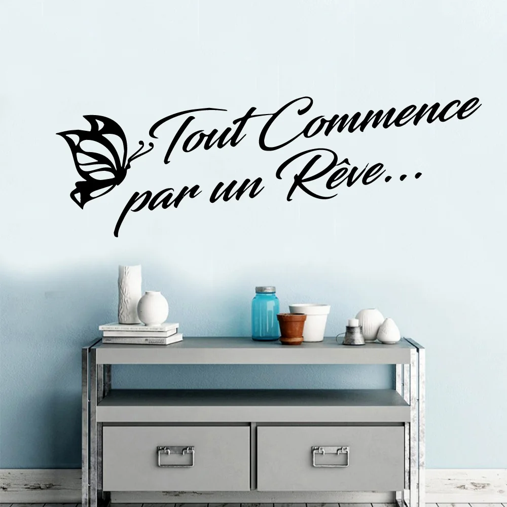 

2019 Hot Sale Quotes Waterproof Wall Stickers Home Decor For Kids Rooms Home Decor Wall Decal Mural