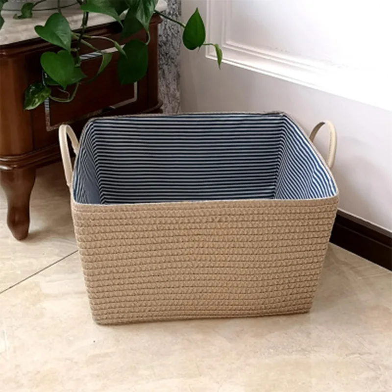 

YEARNUO Storage Basket Environmentally friendly PP grass Dirty Laundry Basket Storage Baskets Home Decor Toys Storage Basket