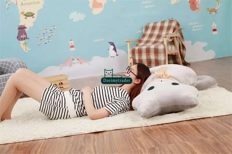 Dorimytrader New Anime Cat Plush Pillow Toys Giant Cuddly Soft Cats Doll Baby and Lover Present 100cm 39inches DY61669 (6)_1