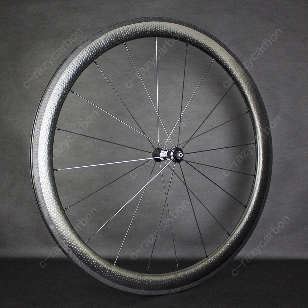 Flash Deal Special Brake Surface Dimple Carbon Aerodynamic Wheels 2 Year Warranty 45/50/58/80 Tubular/Clincher Carbon Wheel 700C Road Bike 4
